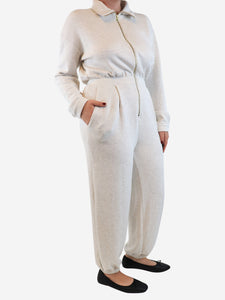 Varley Grey Jessie marled jumpsuit - size L
