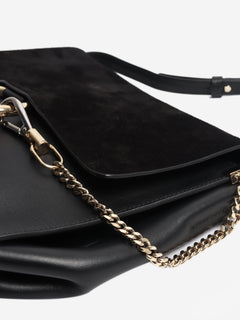 Black Faye suede-leather bag Shoulder bags Chloe 