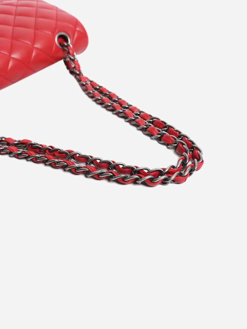 Red 2014 classic double flap bag Shoulder bags Chanel 