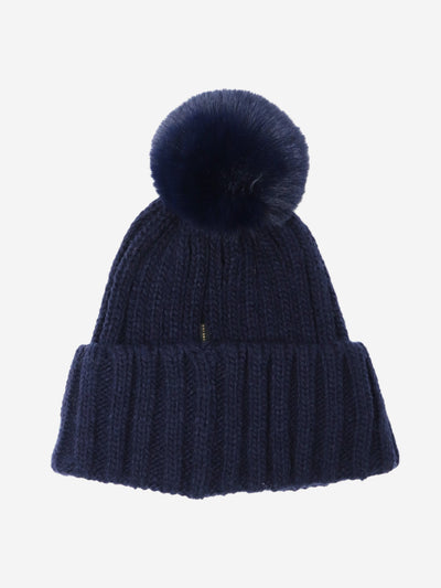 Goldbergh Navy blue Pom-Pom beanie - size Hats Goldbergh 