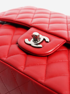Red 2014 classic double flap bag Shoulder bags Chanel 