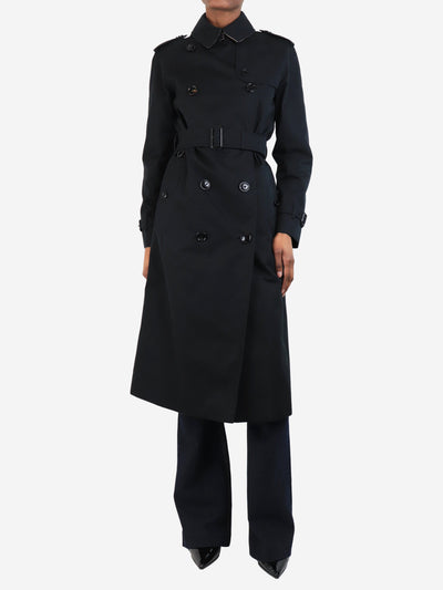 Black double-breasted trench coat - size UK 4 Coats & Jackets Burberry 