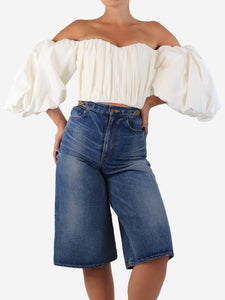 Ellery Ivory Lady Chatterley top - size UK 8