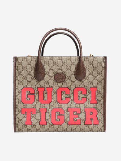 Brown GG Tiger 2way tote bag Tote Bags Gucci 