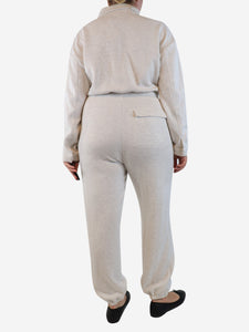 Varley Grey Jessie marled jumpsuit - size L