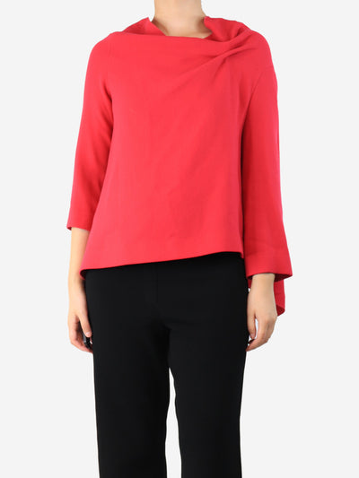Pink crepe blouse - size UK 10 Tops Roland Mouret 