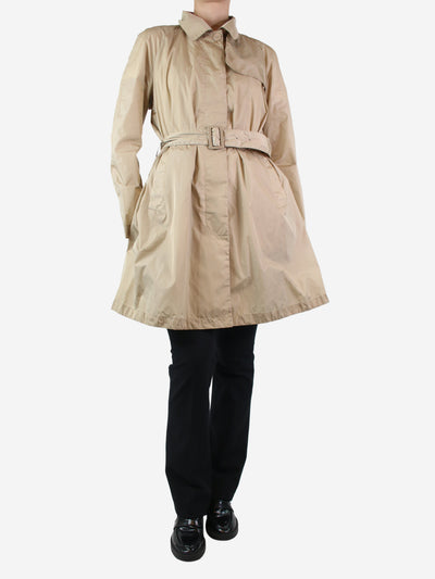 Neutral nylon shell coat - size UK 14 Coats & Jackets Moncler 