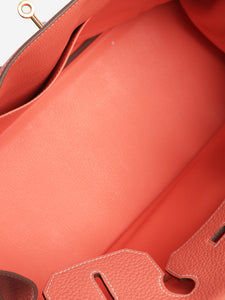 Hermes Crevette 2013 Birkin 35 Crevette in Clemence leather
