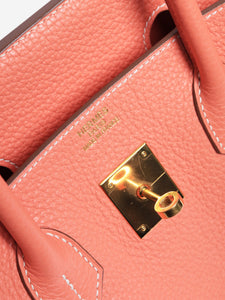 Hermes Crevette 2013 Birkin 35 Crevette in Clemence leather