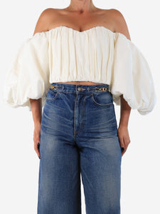Ellery Ivory Lady Chatterley top - size UK 8