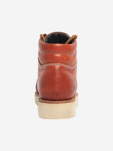 JW Anderson Brown lace up ankle boots - size EU 38 (UK 5)