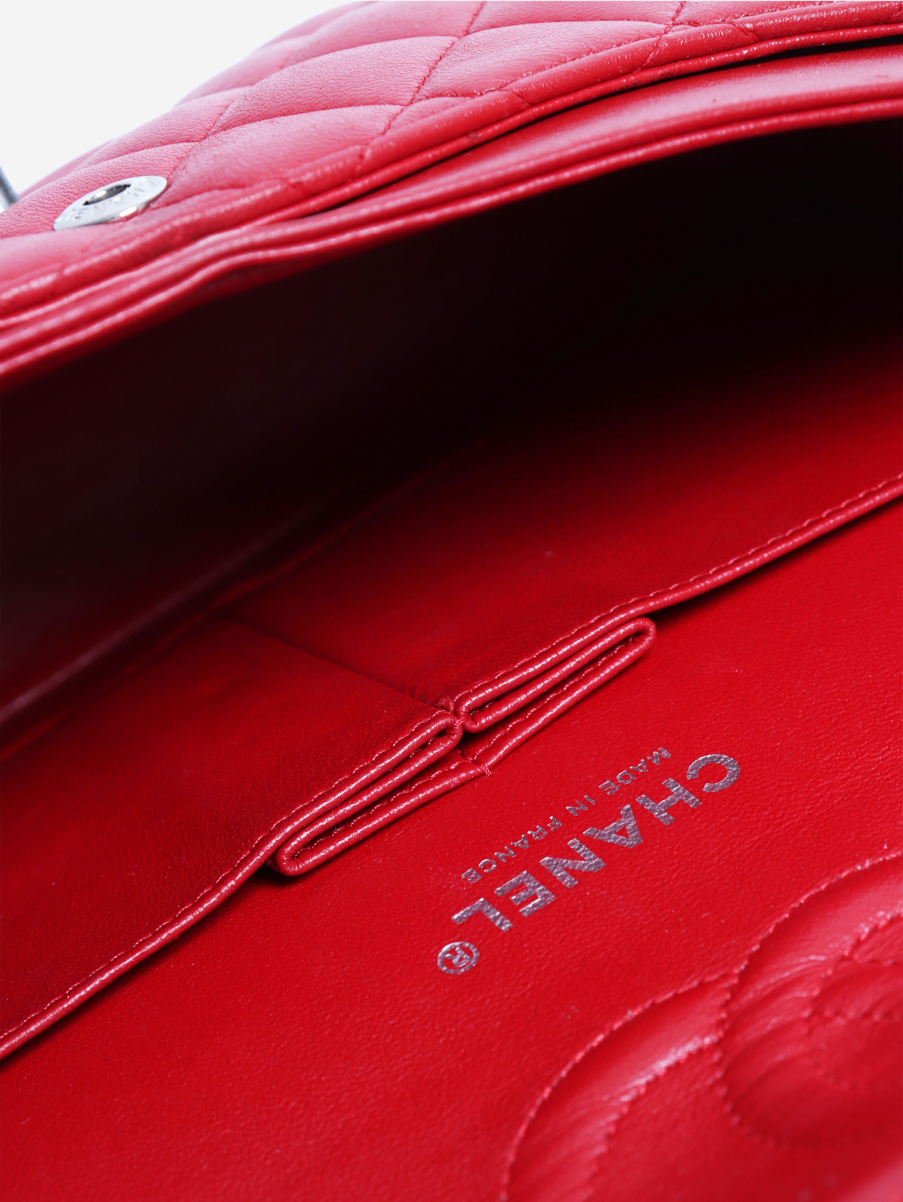 Red 2014 classic double flap bag Shoulder bags Chanel 