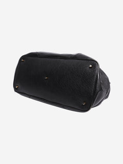 Black grained calfskin Larsen bowling bag Shoulder bags Burberry 