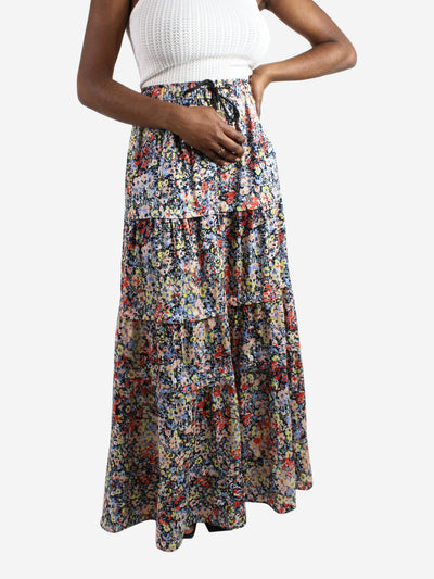 Multicoloured floral printed skirt - size UK 10 Skirts ME+EM 