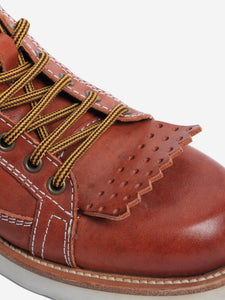 JW Anderson Brown lace up ankle boots - size EU 38 (UK 5)
