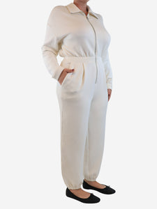 Varley Cream Jessie jumpsuit - size L