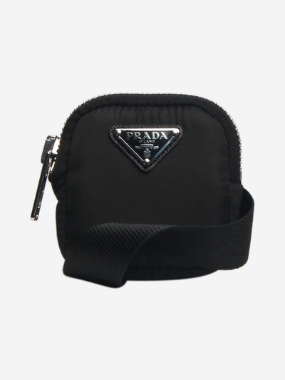 Black nylon pouch belt Cross-body bags Prada 