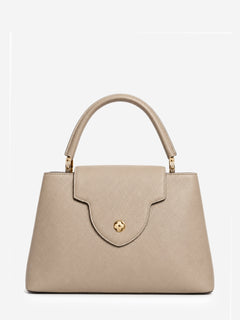 Neutral Taurillon leather Capucines MM top handle bag Top Handle Bags Louis Vuitton 