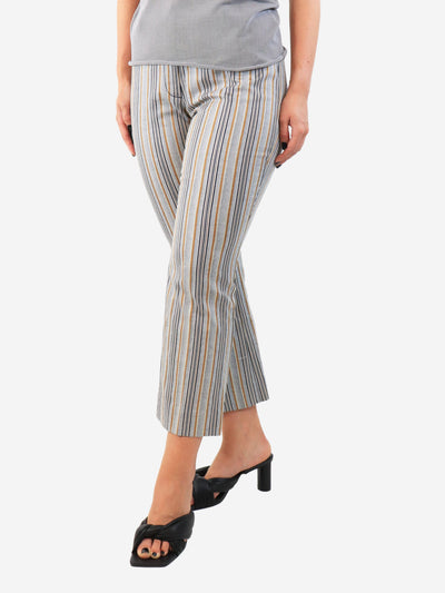 Grey striped trousers - size UK 10 Trousers Derek Lam 10 Crosby 