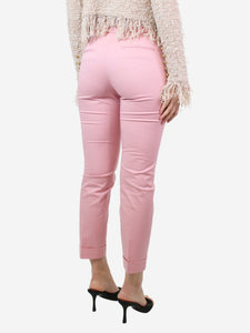 Etro Pink cropped trousers - size UK 8