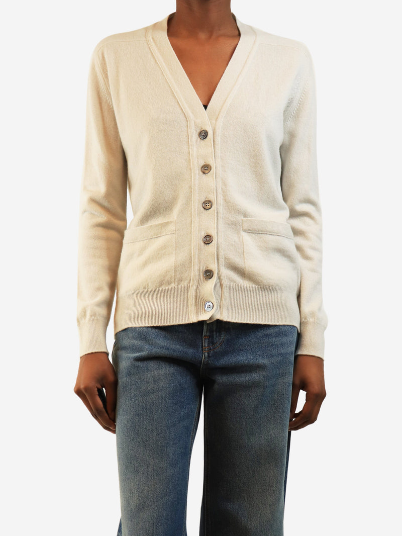 Neutral cashmere cardigan - size XS Knitwear Crimson 