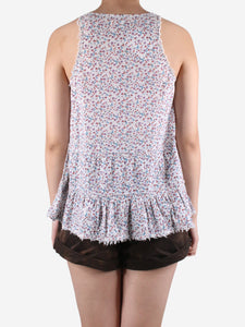 Zadig & Voltaire White sleeveless floral print - size S