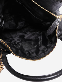 Black grained calfskin Larsen bowling bag Shoulder bags Burberry 