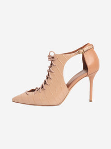 Malone Souliers Neutral lace up heels - size EU 40 (UK 7)