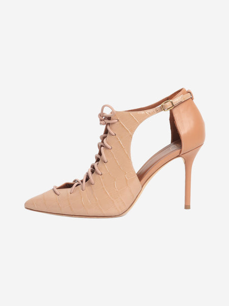 Neutral lace up heels - size EU 40 (UK 7) product image