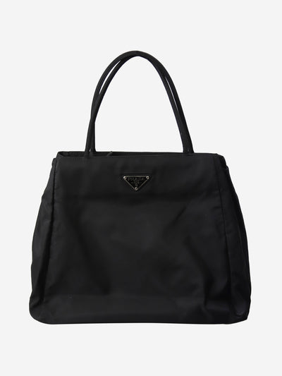 Black Tessuto tote bag Top Handle Bags Prada 