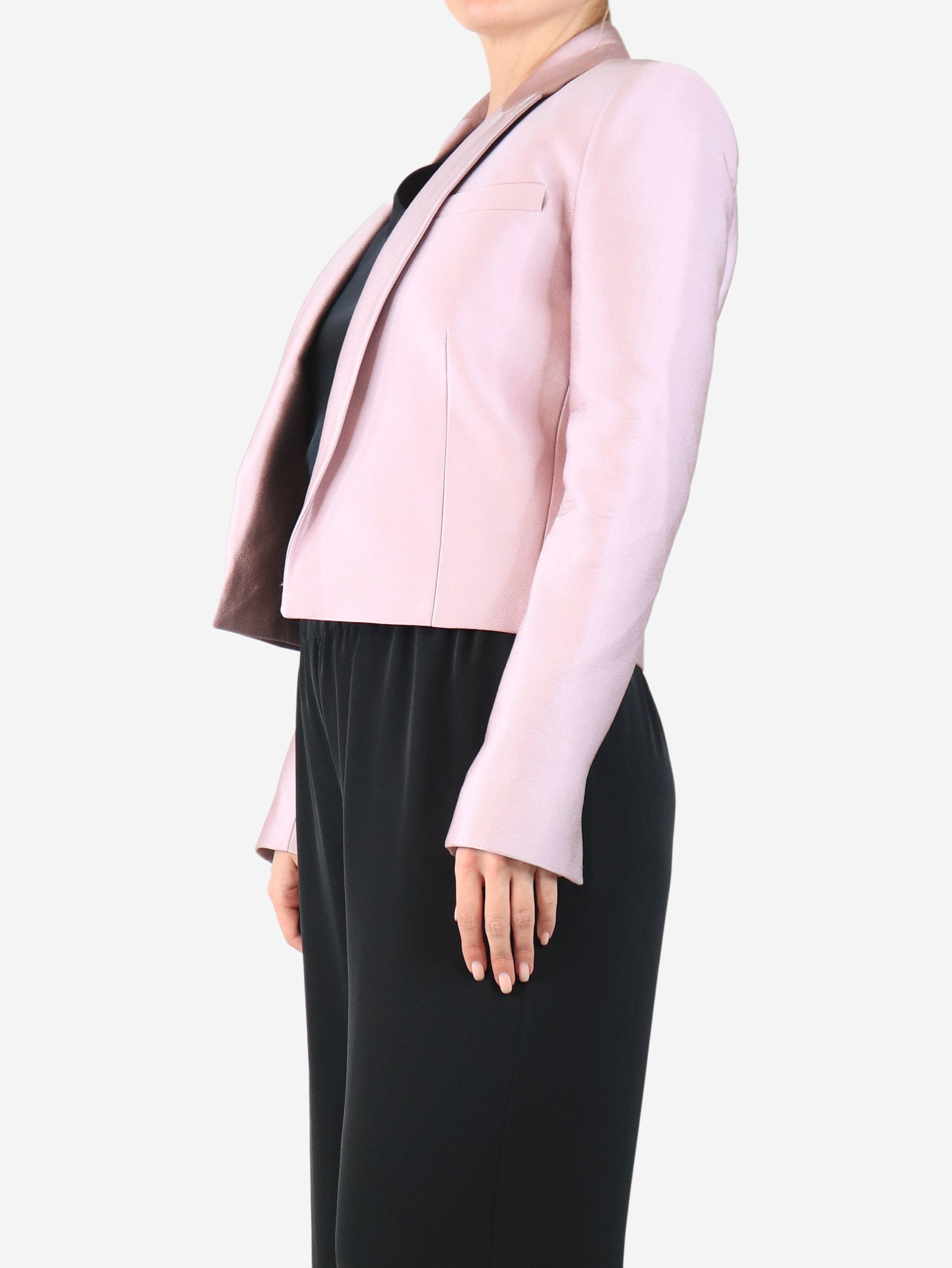 Pink cropped blazer - size UK 8 Coats & Jackets IRO 