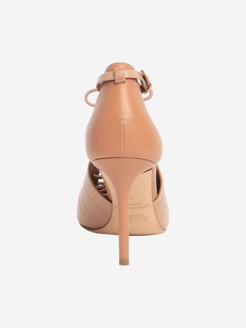Neutral lace up heels - size EU 40 (UK 7) Heels Malone Souliers 