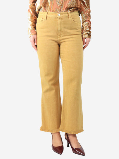 Yellow straight leg jeans - size UK 10 Trousers J Brand 