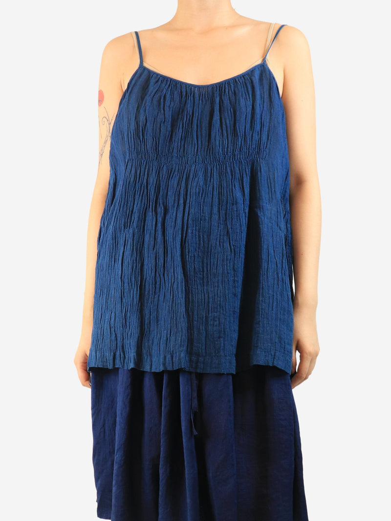 Navy cami top and jacket set - size L Sets Dosa 