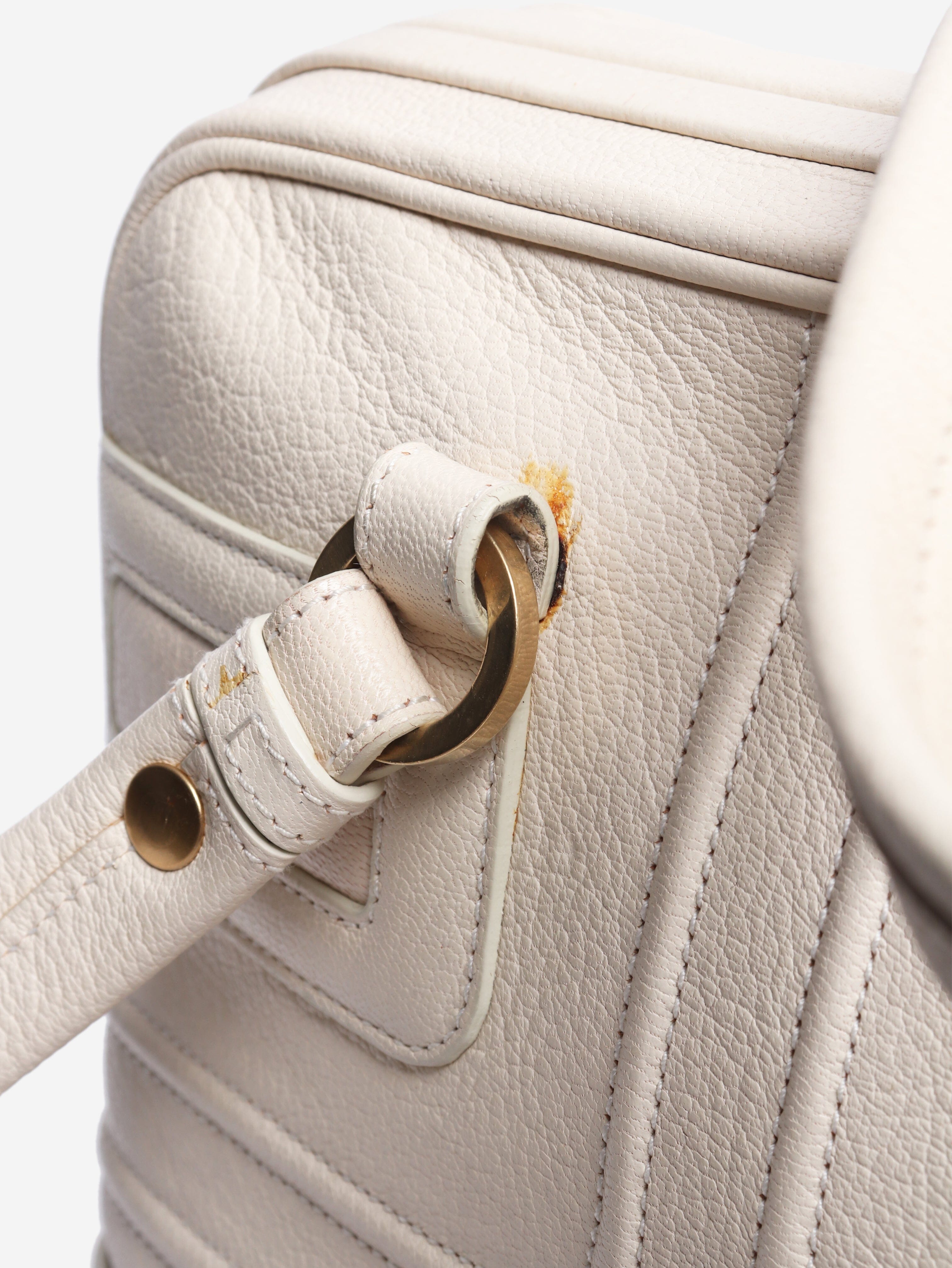 Ivory leather top handle bag Top Handle Bags Smythson 