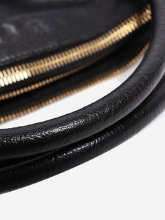 Black grained calfskin Larsen bowling bag Shoulder bags Burberry 