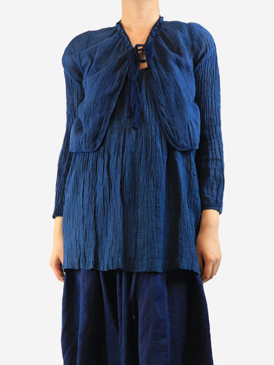 Navy cami top and jacket set - size L Sets Dosa 