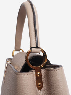 Neutral Taurillon leather Capucines MM top handle bag Top Handle Bags Louis Vuitton 