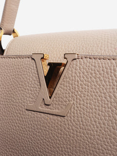 Neutral Taurillon leather Capucines MM top handle bag Top Handle Bags Louis Vuitton 