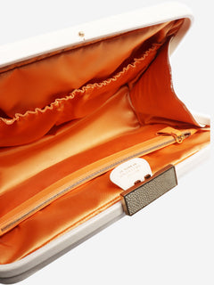 Ivory leather top handle bag Top Handle Bags Smythson 