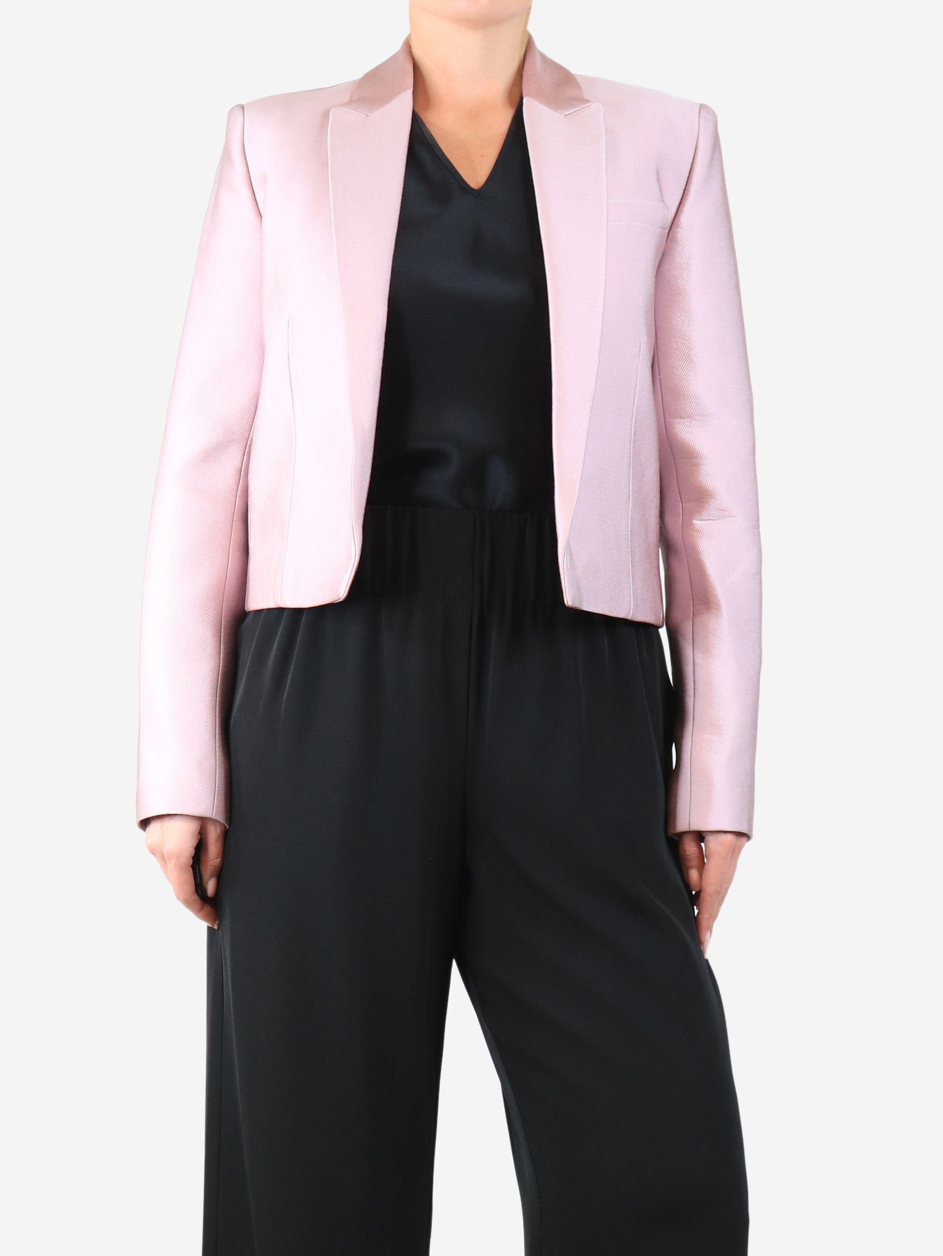 Pink cropped blazer - size UK 8 Coats & Jackets IRO 