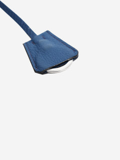 Blue Vitello Daino tote bag