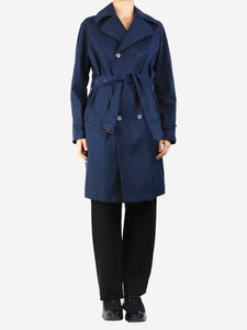 Ralph Lauren Navy belted trench coat - size M
