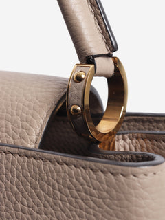 Neutral Taurillon leather Capucines MM top handle bag Top Handle Bags Louis Vuitton 
