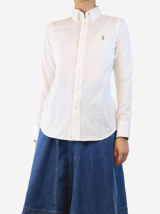 Ralph Lauren White cotton oxford shirt - size M