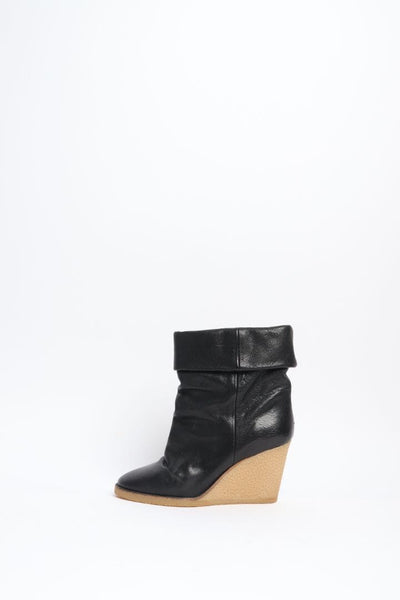 Black wedge boots - size EU 40 (UK 7) Boots Isabel Marant 
