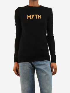 Black Myth jumper - size XS Knitwear Bella Freud 