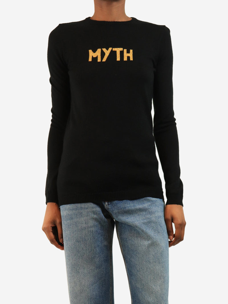 Black Myth jumper - size XS Knitwear Bella Freud 