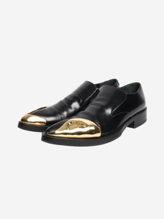 Black steel-cap leather shoes - size EU 38 Flat Shoes Jil Sander 
