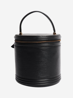 Black Epi leather vanity bag Top Handle Bags Louis Vuitton 